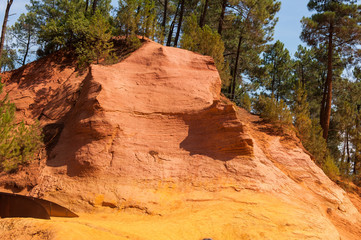 Ockersteinbruch bei Roussillon