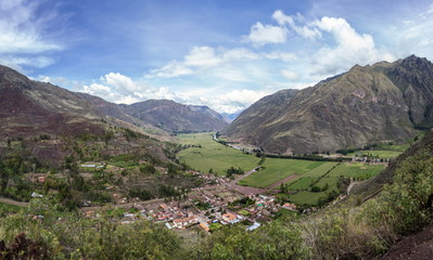 Fototapeta na wymiar Sacred Valley of the Incas in Peru