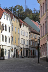Fototapeta na wymiar Ljubljana Street