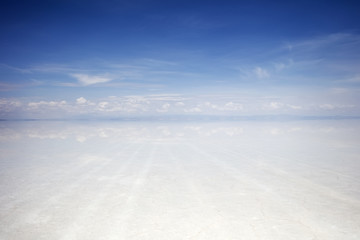 Salar de uyuni salt flat in Bolivia