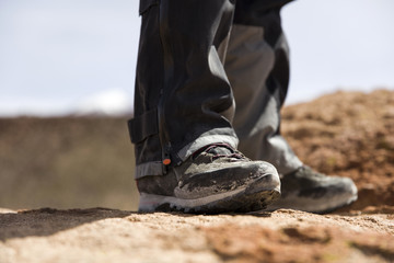 Hiker on the mountain