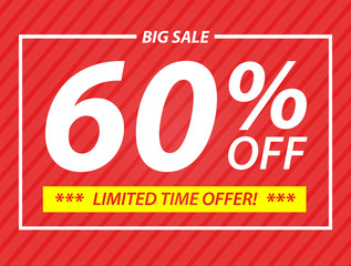 60% big sale off