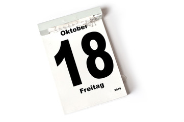 18. Oktober 2019