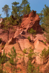 Ockersteinbruch bei Roussillon