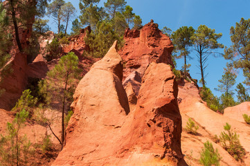 Ockersteinbruch bei Roussillon