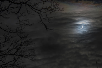 Solar eclipse - 20th March 2015. Aberdeen, Scotland, United Kingdom