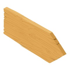 Pointing arrow icon, isometric style