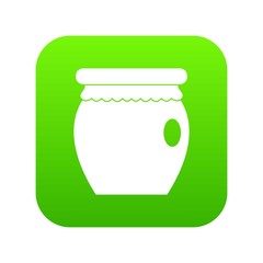 Honey bank icon digital green