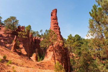 Ockersteinbruch bei Roussillon