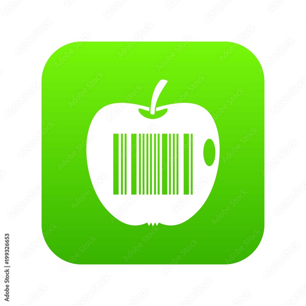 Poster code to represent product identification icon digital green