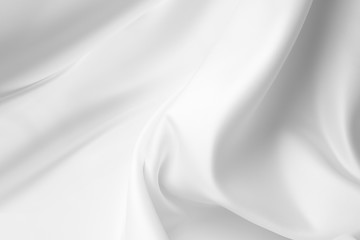 White silk fabric