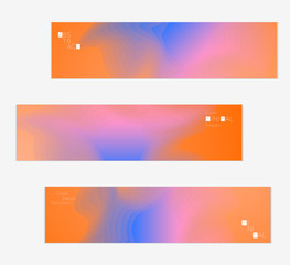 Template with Fluid gradient shape with transparent blend