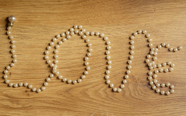 the inscription of the pearls of Love
