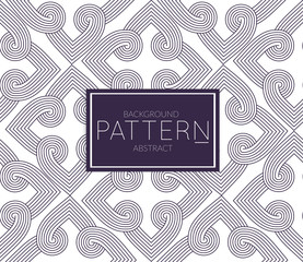 Dark blue on white Abstract geometric vector pattern