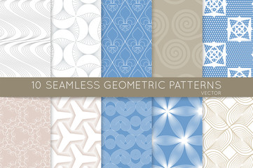 Collection of seamless patterns