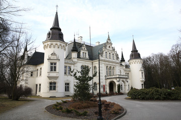 Fototapeta na wymiar The historic Castle Jelcz-Laskowice in Silesia, Poland
