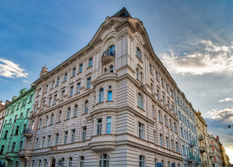 ancient buildings of Prague