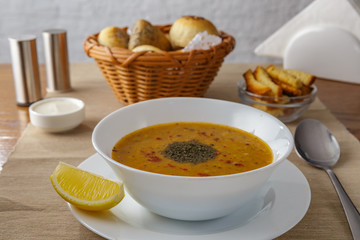 red lentil soup