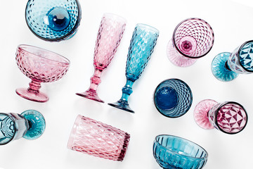 Colored Vintage Goblets
