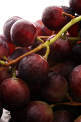 Healthy fruits Red wine grapes backgroundready to eat
