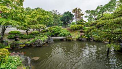 Fototapeta na wymiar Garden Fish Pond