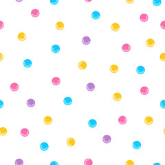 Obraz premium Seamless pattern background with white donut glaze