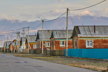 Russia village, Siberia, Altay