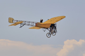 Bleriot, 1st aviatic pioneers, histoie of aviation, knights of heaven, brothers wrights, first plane, beginnings of aviation, first flight, first takeoff, history of aviation, - obrazy, fototapety, plakaty