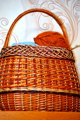 Корзинка с нитками