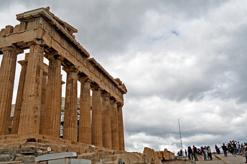 Obraz premium ancient greek temple of olympian zeus in athens