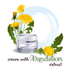 cream with dandelion extract