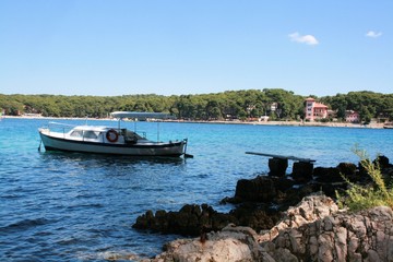 view on the island Losinj, Croatia