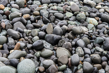 Hintergrund aus bunten Kieselsteinen