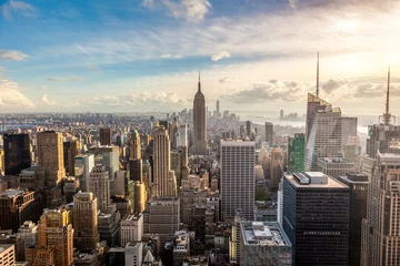 Selbstklebende Fototapete New York Skyline von New York