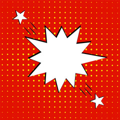 Speech bubble pop art,comic book background vector illustration