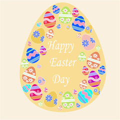 egg from Easter eggs with text