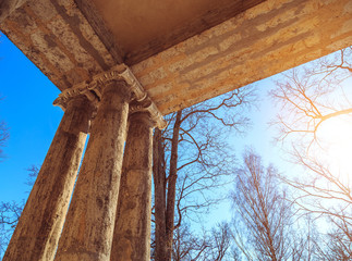 ancient building with columns