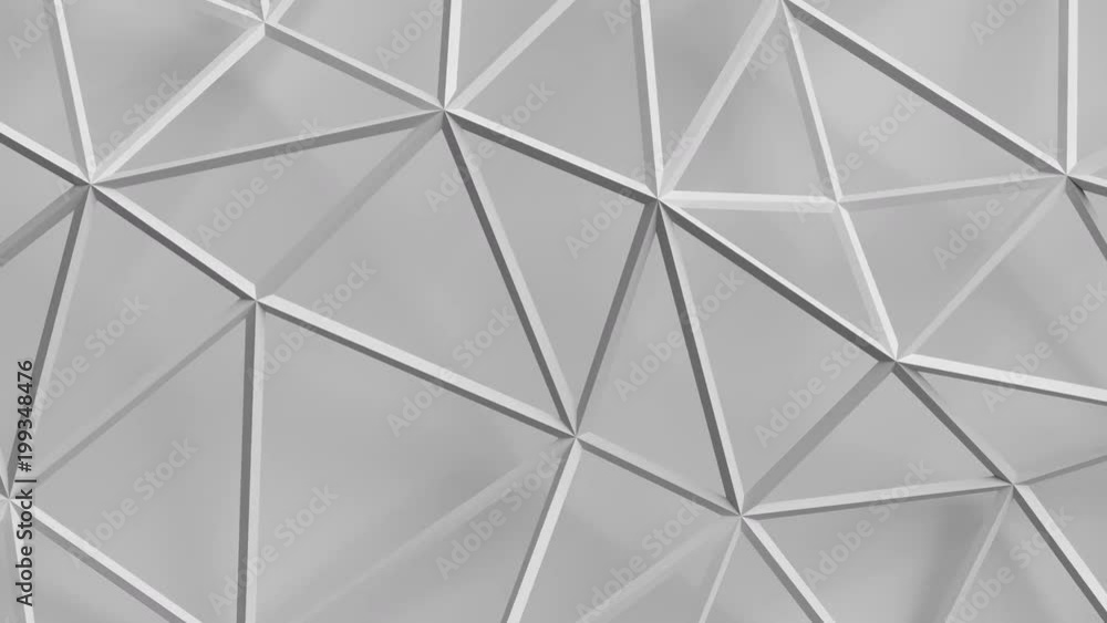 Poster abstract 3d rendering of geometric shape. computer generated loop animation. modern background with 