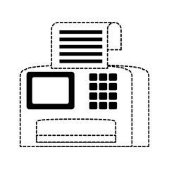 Fototapeta na wymiar printer icon over white background, vector illustration