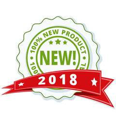 New Product 2018 label illustration