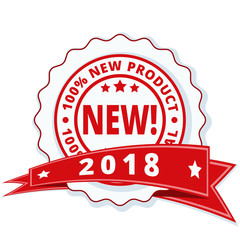 New Product 2018 label illustration