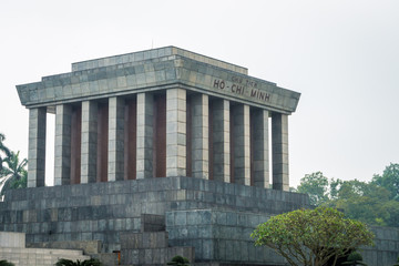 Fototapeta premium Vietnam, Ho Shi Min mausoleum in Hanoi city