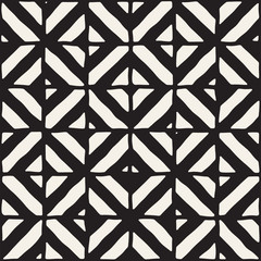 Simple ink geometric pattern. Monochrome black and white strokes background. Hand drawn ink texture for your design