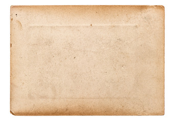 Paper old used isolated white background