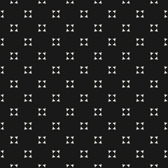 Vector minimalist seamless pattern, tiny geometric rounded triangles