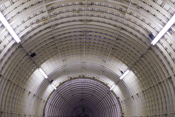 domed metal ceiling