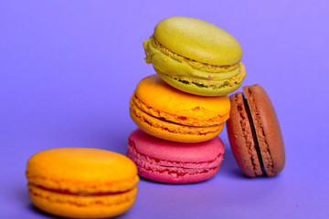 delicious colorfull macarons