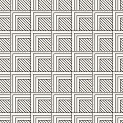 Vector seamless pattern. Modern stylish abstract texture. Repeating geometric tiles..