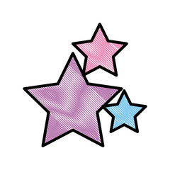stars decoration celebration ornament icon vector illustration drawing
