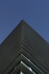 Fototapeta na wymiar Facade of modern contemporary building, office building, business background